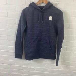 Adidas Men's Drawstring Pullover Hoodie Sweatshirt Long Sleeve Black Size Small